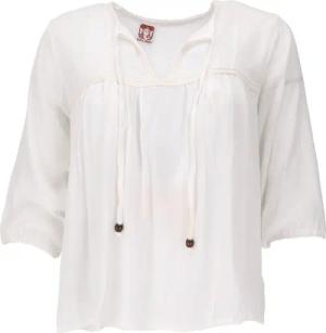 Guru-Shop Longbluse Luftige Boho Bluse, Maxibluse