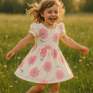 Lorey Medtec Partykleid Mädchen, Sommerkleid, Freizeitkleid,