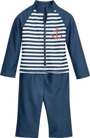Playshoes Badehose UV-Schutz Einteiler Maritim 1/1