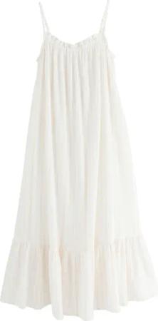 Next Maxikleid Weites Maxikleid aus 100 %