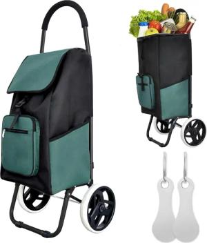 Allyson Einkaufstrolley Einkaufswagen klappbar, Einkauftrolley mit