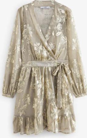 Next Wickelkleid Mini-Wickelkleid mit Rüschen (1-tlg)