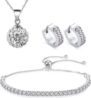 Kim Johanson Schmuckset Shine (Set, 3-tlg),