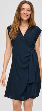 s.Oliver Minikleid Viskose-Kleid im Relaxed Fit