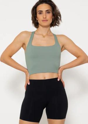 SASSYCLASSY Sport-BH Sport BH mit überkreuzten,