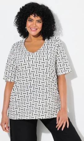 Ulla Popken T-Shirt T-Shirt grafischer Druck