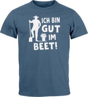 MoonWorks Print-Shirt Herren T-Shirt Ich bin