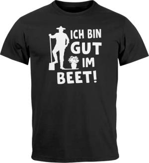 MoonWorks Print-Shirt Herren T-Shirt Ich bin