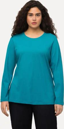 Ulla Popken T-Shirt Shirt Slim Rundhalsausschnitt