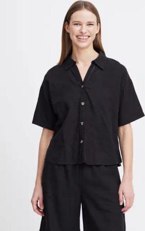 b.young Kurzarmbluse BYFALAKKA SHIRT Shirt aus