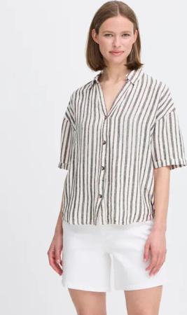 b.young Kurzarmbluse BYFALAKKA SHIRT Shirt aus