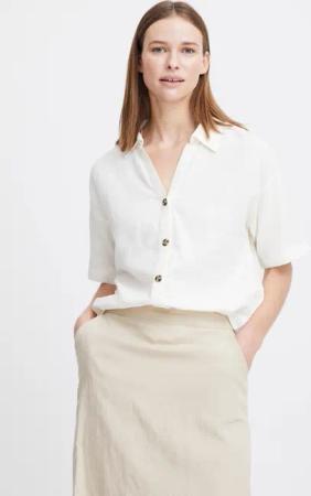b.young Kurzarmbluse BYFALAKKA SHIRT Shirt aus