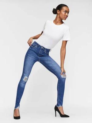 Vero Moda 7/8-Jeans Sophia (1-tlg) Fransen