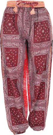 Guru-Shop Relaxhose Luftige Aladinhose, Boho Baumwollhose,..