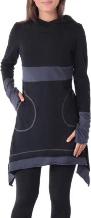 PUREWONDER Zipfelkleid Elfenkleid aus Jersey mit