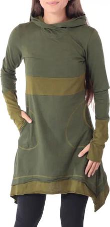 PUREWONDER Zipfelkleid Elfenkleid aus Jersey mit