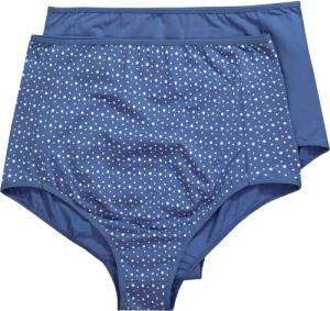 Ulla Popken Slip Bellieva-Taillenslips 2er-Pack Muster/Farbe