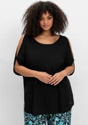Sheego T-Shirt Fledermausshirt