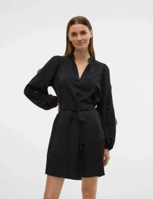 Vero Moda Midikleid VMJOSEFINE (1-tlg) Drapiert/gerafft