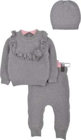 Minora Strickkleid Minora Baby Kleidungs Set-