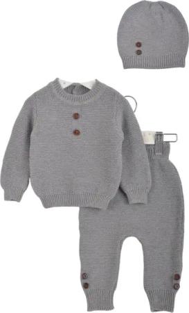 Minora Strickkleid Minora Baby Kleidungs Set-