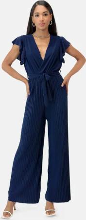 Elara Jumpsuit Elara Damen Jumpsuit V-Schnitt