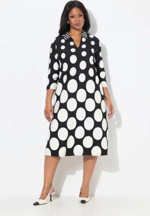 Ulla Popken Midikleid Kleid Punto di