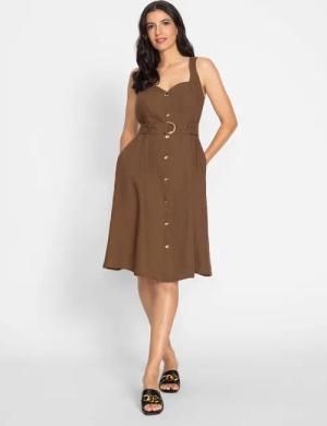 heine Etuikleid Leinenkleid