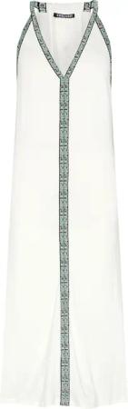 Chiemsee Maxikleid Kleid mit beschrifteten Streifen
