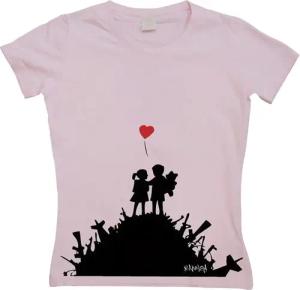 BANKSY T-Shirt Finally Girly T-Shirt