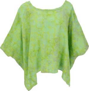 Guru-Shop Longbluse Weites Boho plus size