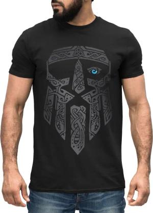 Neverless Print-Shirt Herren T-Shirt Odin Gott