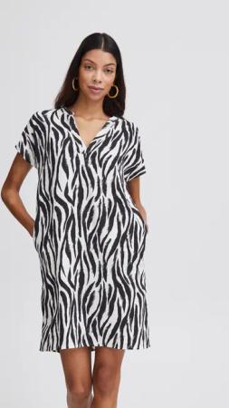 b.young Sommerkleid BYFALAKKA Kleid aus Leinenmix