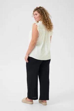 KAFFE Curve Blusentop Ärmellose Bluse KClyana