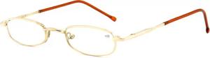 EYESTUFF Lesebrille Lesebrille gold, Brillenbügel mit