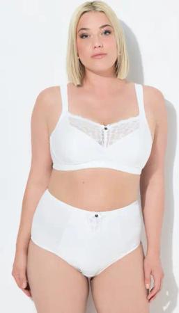 Ulla Popken Bügel-BH Komfort-BH Spitze bügellos