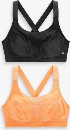 Next Set: Sport-BH 2er-Pack Sport-Kurztops mit