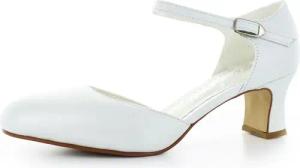 White Lady 143 bequeme Leder Brautschuhe