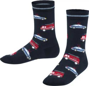 FALKE Socken Police and Fire Cars