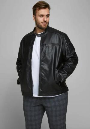 Jack & Jones PlusSize Bikerjacke "ROCKY JACKET", bis Größe 6XL