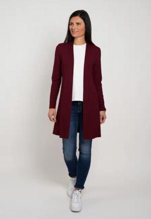 Seidel Moden Cardigan, ohne Verschluss und aus Viskose MADE IN GERMANY