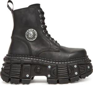 NEW ROCK Stiefeletten M-OVERZTANK001-C1 Schwarz