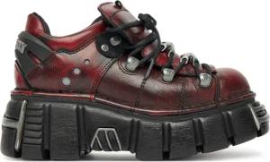 NEW ROCK Sneakers M-120N-C67 Dunkelrot