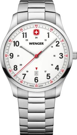 Wenger 01.1441.133 Herrenuhr City Sport 42mm 5ATM