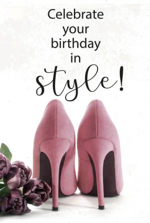 queence Metallbild "Style", Sprüche-Schriftzug-Sprüche-Sprüche & Texte-Schuh-Schuhe, (1 St.), Stahlschild, Blechschild, Sprüche, Texte, Geburtstag