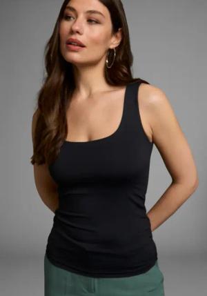 Laura Scott Tanktop, mit modischem Karree-Ausschnitt - NEUE KOLLEKTION