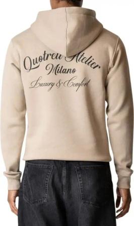 QUOTRELL - Atelier Milano Hoodie Taupe/black - Größe XS - braun