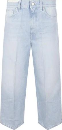 Pt Torino - Rita Wide-Leg Light Blue Denim Jeans - Größe 29 - blau