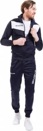 Givova Tuta Visa Trainingsanzug navy/weiß