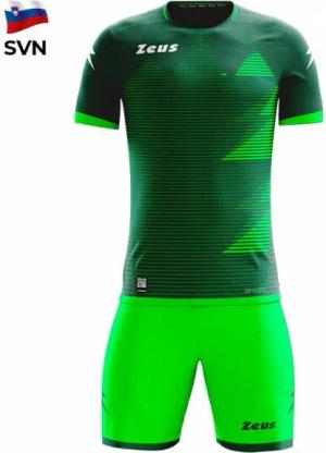 Zeus Mundial Teamwear Set Trikot mit Shorts grün neon